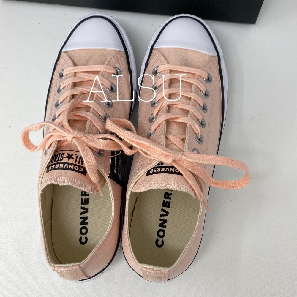 Converse Ctas Low Top Canvas Washed Coral W - Picture 7 of 8
